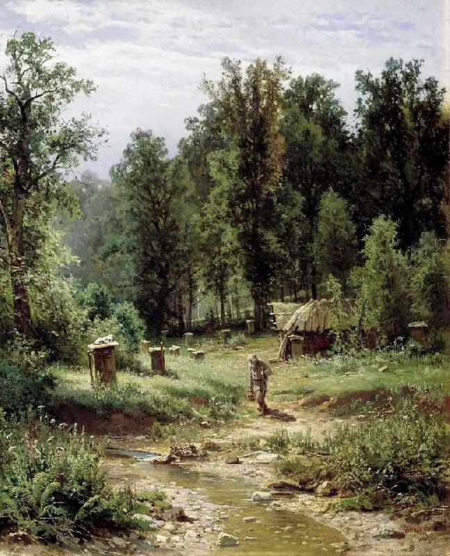 Ivan Shishkin Apiary in a Forest